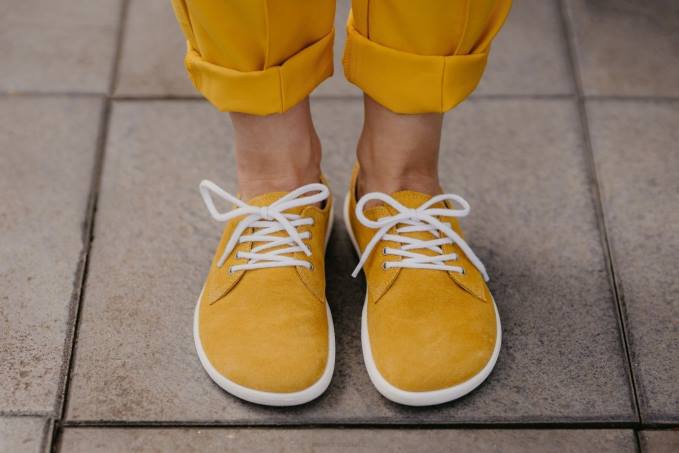 uomini scarpe a piedi nudi - città senape e bianco Be Lenka 80JV121