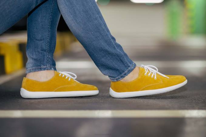 uomini scarpe a piedi nudi - città senape e bianco Be Lenka 80JV121