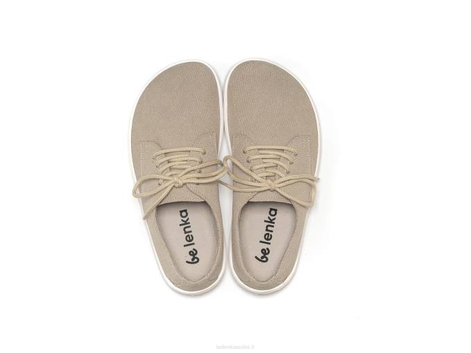 uomini scarpe a piedi nudi - città - vegan sabbia Be Lenka 80JV119