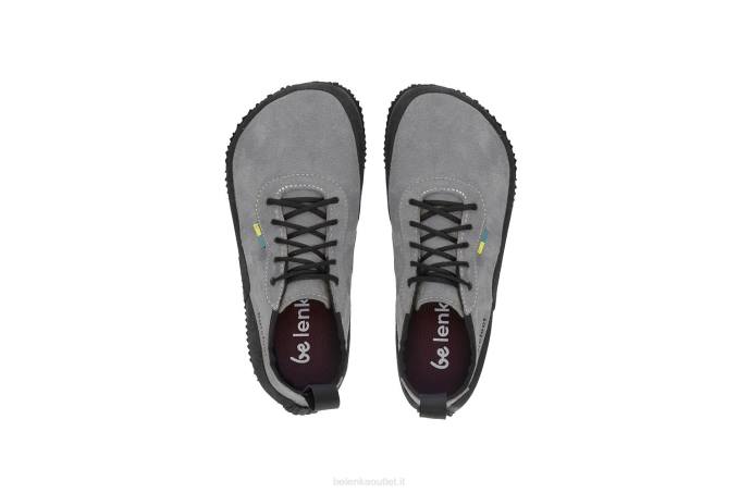 uomini scarpe a piedi nudi trailwalker 2.0 grigio Be Lenka 80JV114
