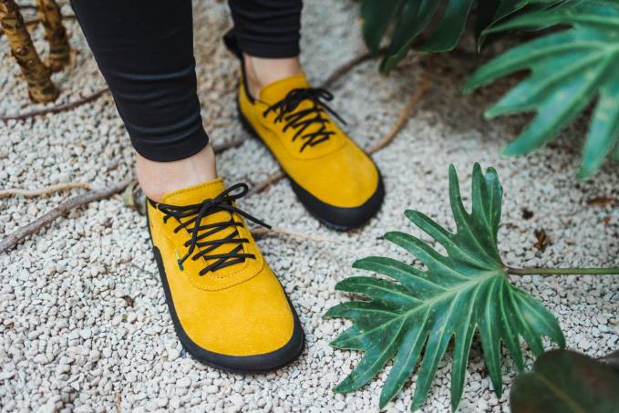 uomini scarpe a piedi nudi trailwalker 2.0 mostarda Be Lenka 80JV115