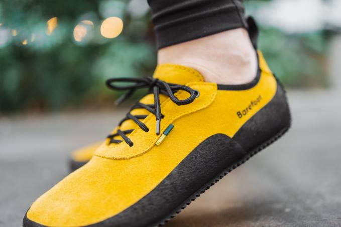 uomini scarpe a piedi nudi trailwalker 2.0 mostarda Be Lenka 80JV115