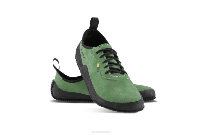 uomini scarpe a piedi nudi trailwalker 2.0 verde oliva Be Lenka 80JV116
