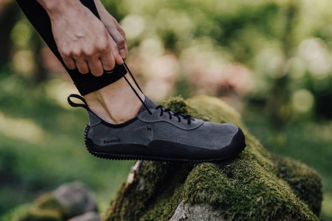 uomini scarpe a piedi nudi trailwalker grigio Be Lenka 80JV107