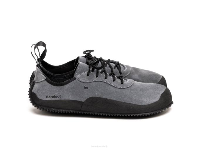uomini scarpe a piedi nudi trailwalker grigio Be Lenka 80JV107