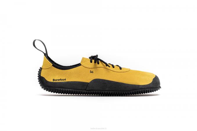 uomini scarpe a piedi nudi trailwalker mostarda Be Lenka 80JV106