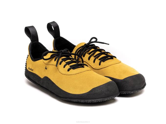 uomini scarpe a piedi nudi trailwalker mostarda Be Lenka 80JV106