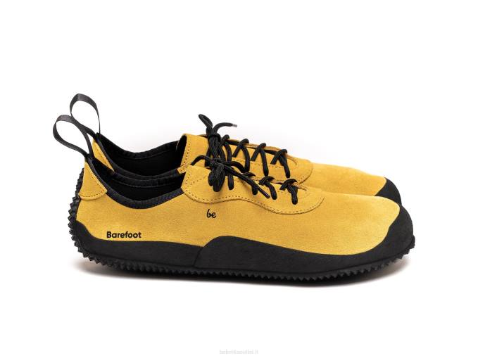 uomini scarpe a piedi nudi trailwalker mostarda Be Lenka 80JV106