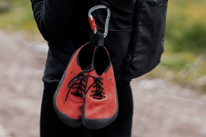 uomini scarpe a piedi nudi trailwalker rosso argilla Be Lenka 80JV108