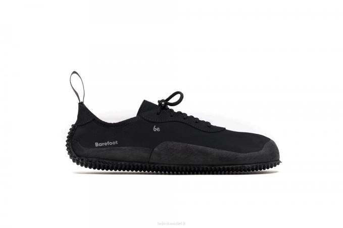 uomini scarpe a piedi nudi trailwalker tutto nero Be Lenka 80JV112