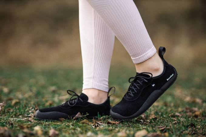 uomini scarpe a piedi nudi trailwalker tutto nero Be Lenka 80JV112