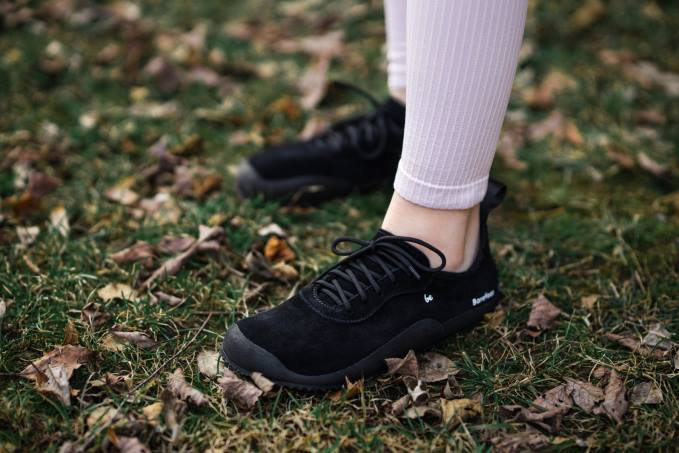 uomini scarpe a piedi nudi trailwalker tutto nero Be Lenka 80JV112