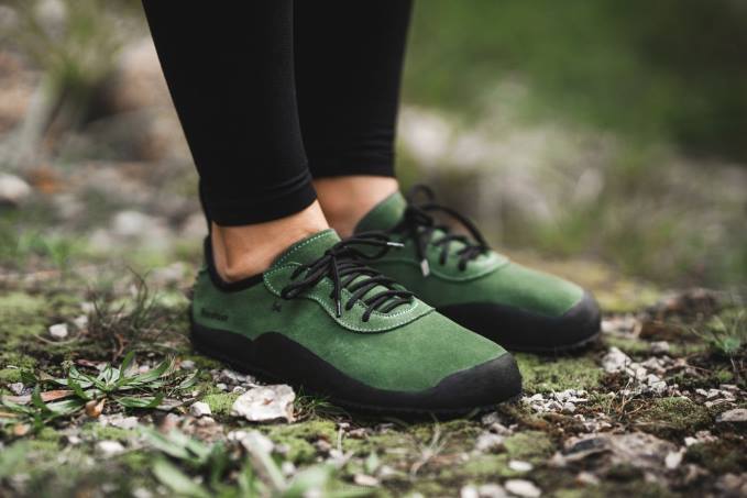 uomini scarpe a piedi nudi trailwalker verde oliva Be Lenka 80JV110