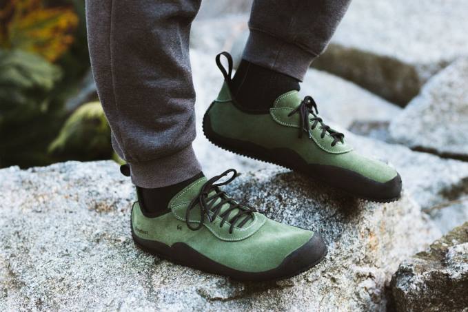 uomini scarpe a piedi nudi trailwalker verde oliva Be Lenka 80JV110