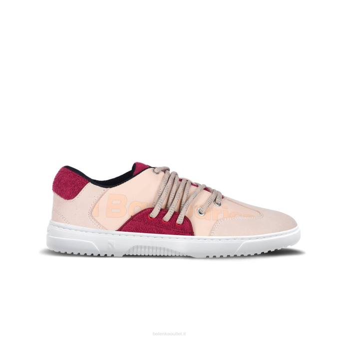 uomini scarpe da ginnastica a piedi nudi barebarics - atmosfera beige e rosso Be Lenka 80JV103