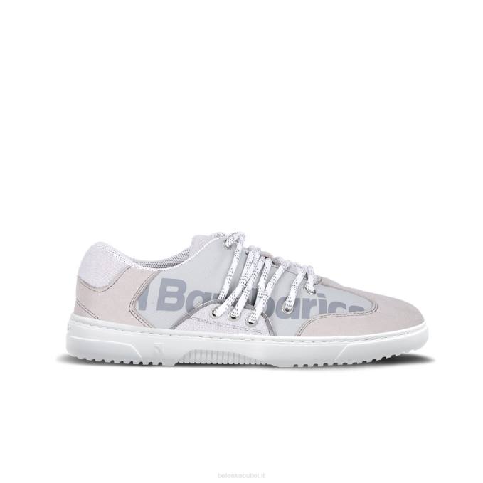 uomini scarpe da ginnastica a piedi nudi barebarics - atmosfera grigio e bianco Be Lenka 80JV105