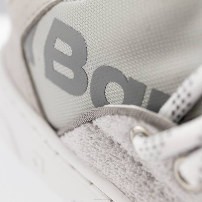 uomini scarpe da ginnastica a piedi nudi barebarics - atmosfera grigio e bianco Be Lenka 80JV105