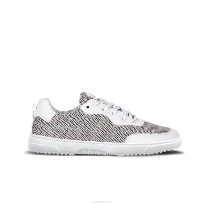 uomini scarpe da ginnastica a piedi nudi barebarics - complimenti bianco e grigio Be Lenka 80JV86