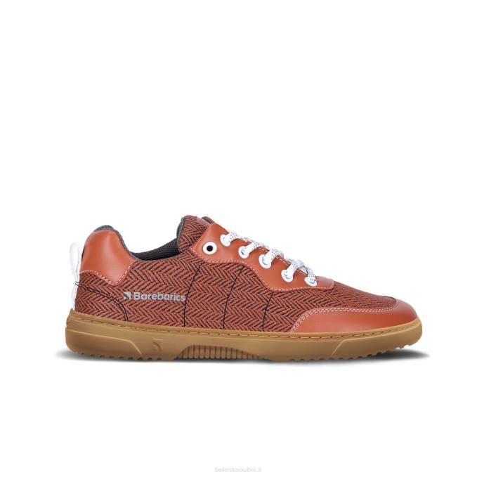 uomini scarpe da ginnastica a piedi nudi barebarics - complimenti rosso mattone Be Lenka 80JV84