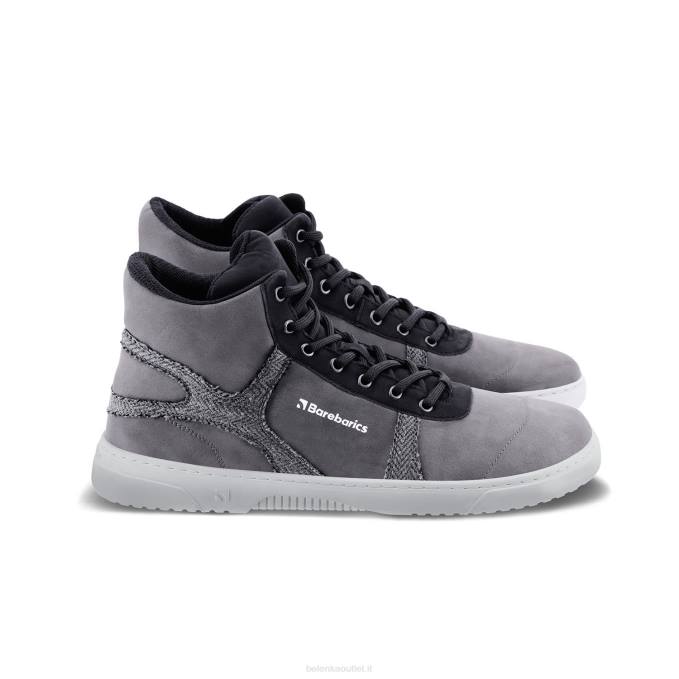 uomini scarpe da ginnastica a piedi nudi barebarics - hifly grigio Be Lenka 80JV92