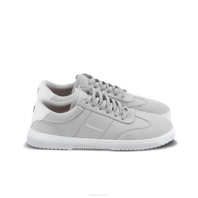 uomini scarpe da ginnastica a piedi nudi barebarics - pulsar grigio e bianco Be Lenka 80JV99