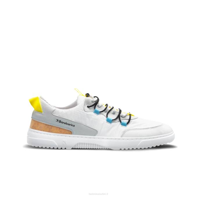 uomini scarpe da ginnastica a piedi nudi barebarics - ravvivare bianco e grigio Be Lenka 80JV82