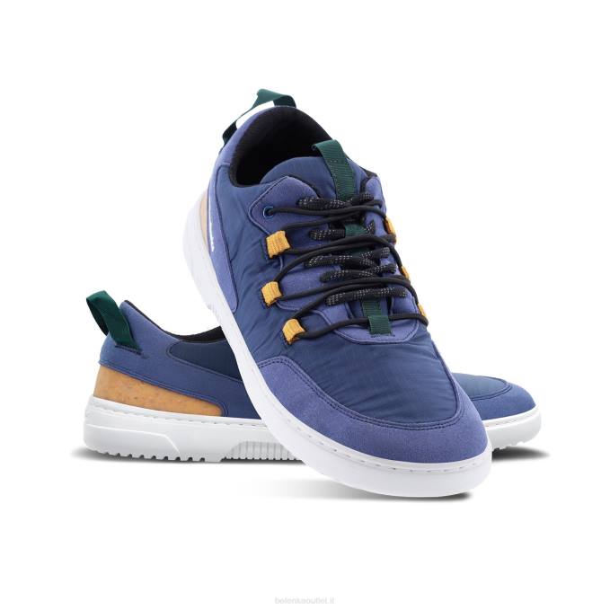 uomini scarpe da ginnastica a piedi nudi barebarics - ravvivare blu bianco Be Lenka 80JV81