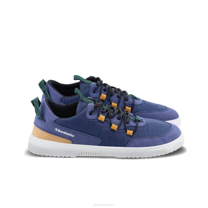 uomini scarpe da ginnastica a piedi nudi barebarics - ravvivare blu bianco Be Lenka 80JV81