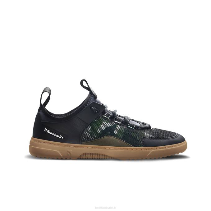 uomini scarpe da ginnastica a piedi nudi barebarics - ribelle Army Green Be Lenka 80JV87