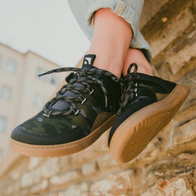 uomini scarpe da ginnastica a piedi nudi barebarics - ribelle Army Green Be Lenka 80JV87