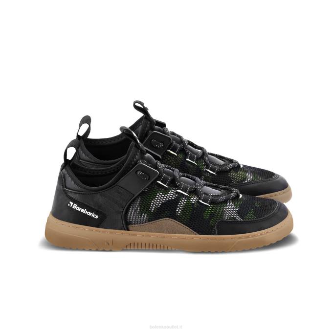 uomini scarpe da ginnastica a piedi nudi barebarics - ribelle Army Green Be Lenka 80JV87