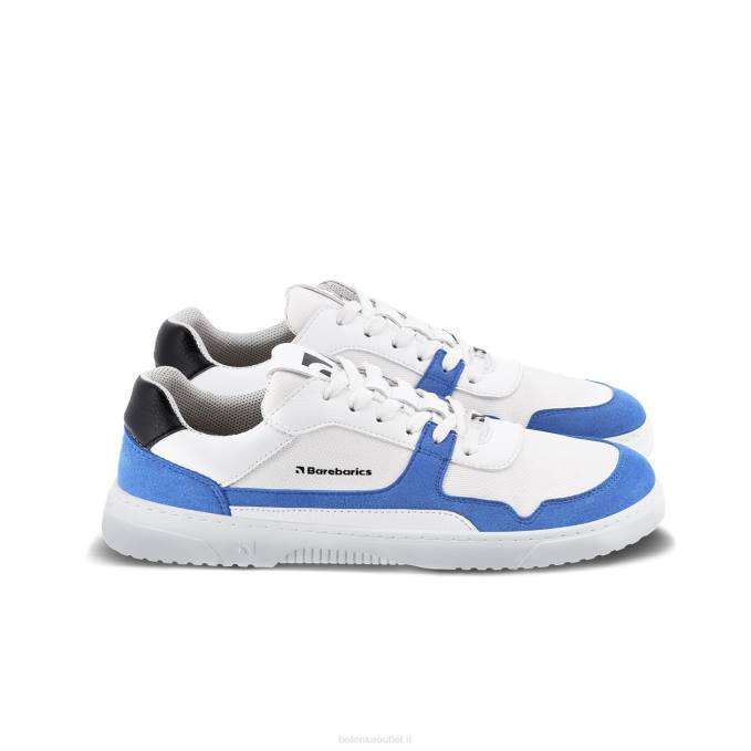 uomini scarpe da ginnastica a piedi nudi barebarics - zing bianco blu Be Lenka 80JV75