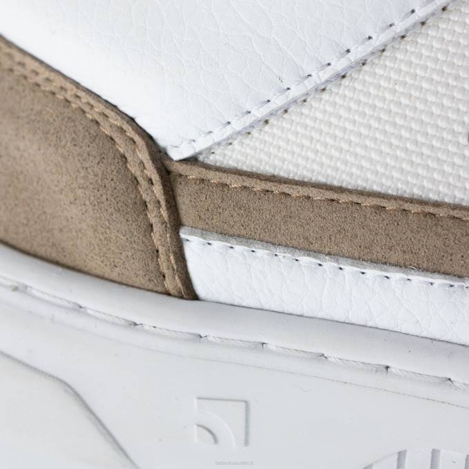 uomini scarpe da ginnastica a piedi nudi barebarics - zing bianco e beige Be Lenka 80JV76