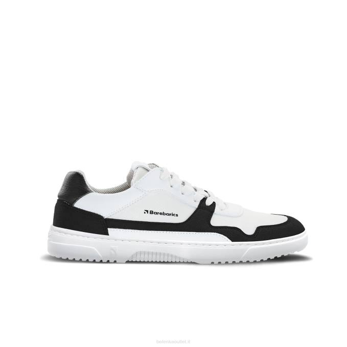 uomini scarpe da ginnastica a piedi nudi barebarics - zing bianco nero Be Lenka 80JV77