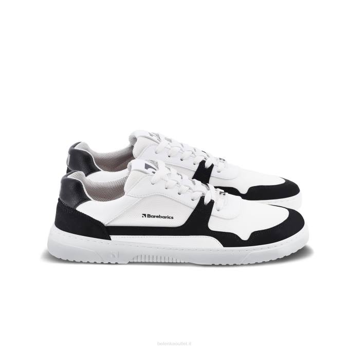 uomini scarpe da ginnastica a piedi nudi barebarics - zing bianco nero Be Lenka 80JV77