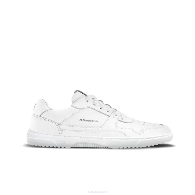 uomini scarpe da ginnastica a piedi nudi barebarics zing tutto bianco Be Lenka 80JV78