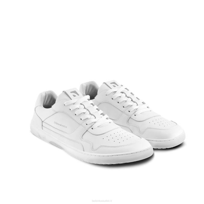 uomini scarpe da ginnastica a piedi nudi barebarics zing tutto bianco Be Lenka 80JV78