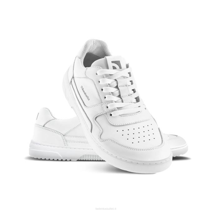 uomini scarpe da ginnastica a piedi nudi barebarics zing tutto bianco Be Lenka 80JV78