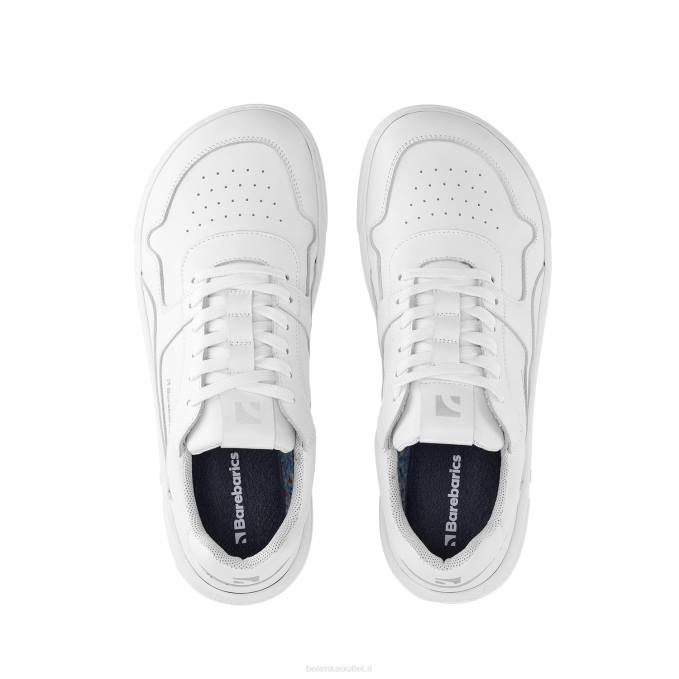 uomini scarpe da ginnastica a piedi nudi barebarics zing tutto bianco Be Lenka 80JV78