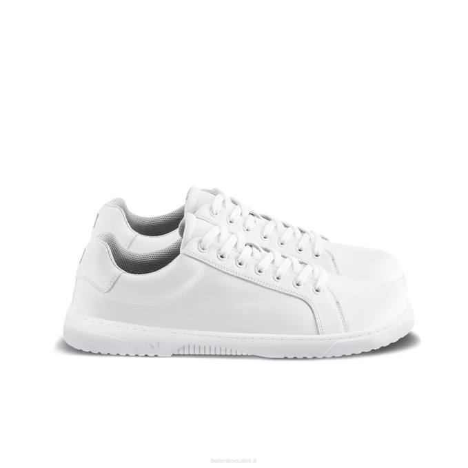 uomini scarpe da ginnastica a piedi nudi barebarics zoom tutto bianco Be Lenka 80JV96