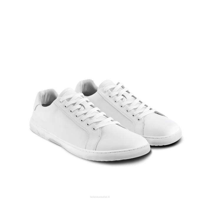uomini scarpe da ginnastica a piedi nudi barebarics zoom tutto bianco Be Lenka 80JV96