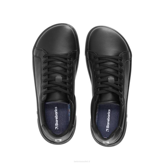 uomini scarpe da ginnastica a piedi nudi barebarics zoom tutto nero Be Lenka 80JV97