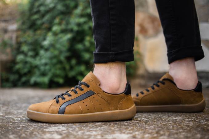 uomini scarpe da ginnastica a piedi nudi brooklyn marrone Be Lenka 80JV117