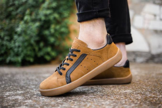 uomini scarpe da ginnastica a piedi nudi brooklyn marrone Be Lenka 80JV117