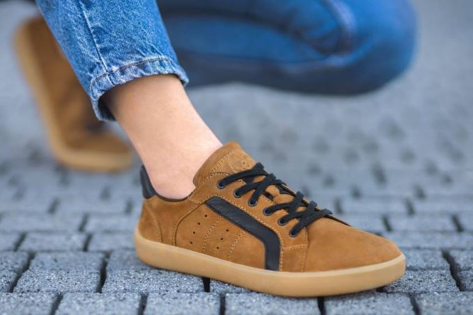 uomini scarpe da ginnastica a piedi nudi brooklyn marrone Be Lenka 80JV117