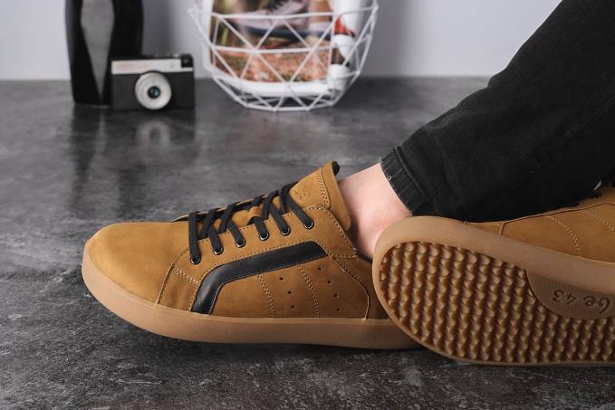 uomini scarpe da ginnastica a piedi nudi brooklyn marrone Be Lenka 80JV117
