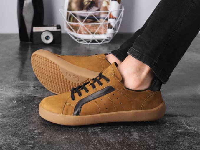 uomini scarpe da ginnastica a piedi nudi brooklyn marrone Be Lenka 80JV117