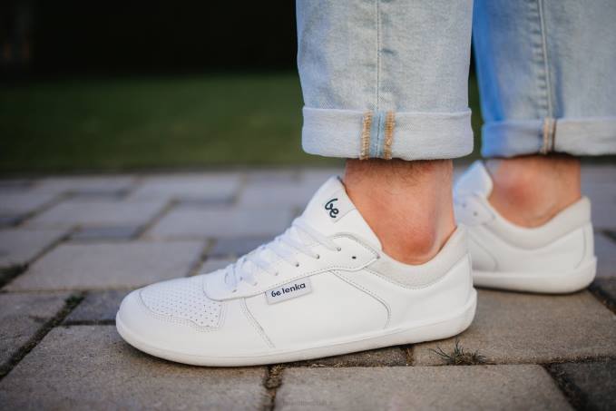 uomini scarpe da ginnastica a piedi nudi - campione 2.0 bianco Be Lenka 80JV10