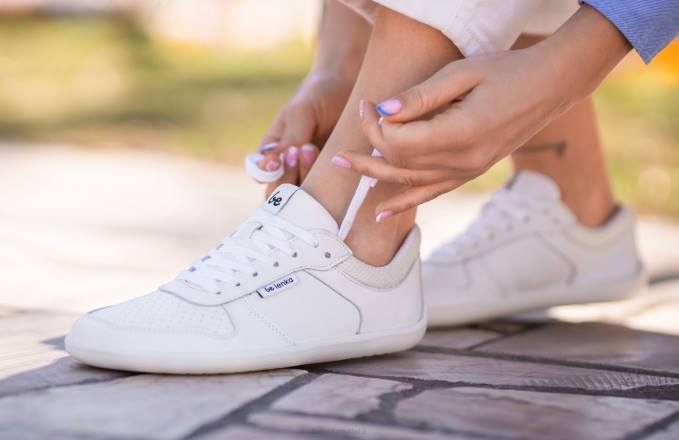 uomini scarpe da ginnastica a piedi nudi - campione 2.0 bianco Be Lenka 80JV10