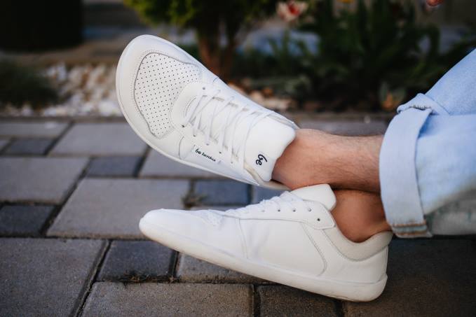 uomini scarpe da ginnastica a piedi nudi - campione 2.0 bianco Be Lenka 80JV10